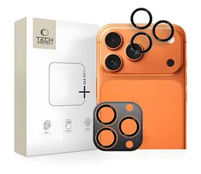 Tech-Protect Camring Fit+ černá / Ochranný kryt objektivu fotoaparátu / iPhone 14/15/16/17 Pro, Pro Max