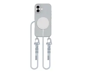 Tech-Protect MagNecklace iPhone 16 šedá / Kryt / MagSafe / Poutko na krk