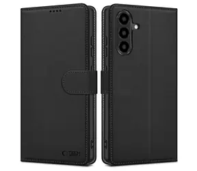 Tech-Protect Wallet Case černá / Pouzdro pro Samsung Galaxy A57 5G / Peněženka / Odklápěcí kryt