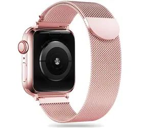 Tech-Protect MilaneseBand růžová / Řemínek milánský tah / pro Apple Watch 38/40/41 mm / Series 4-9, SE