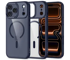 Tech-Protect MagMat transparentní tmavě modrá / Kryt / Apple iPhone 17 Pro / MagSafe