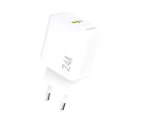Dudao A23 síťová nabíječka bílá / USB-A / 2.4A
