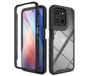 Tech-Protect Defense černá / Kryt / Motorola Moto G15, G15 Power, G05, E15 / sklo 5H