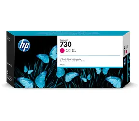 HP P2V69A originální cartridge 730 purpurová / Inkoustová kazeta / DesignJet T1700 & T1700dr / 300 ml