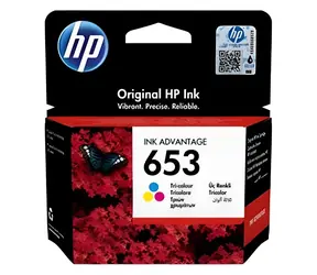 HP 653 tříbarevná / Inkoustová kazeta / 5 ml / cca 200 stran / HP DeskJet Plus Ink Advantage 6075, 6475