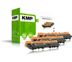 KMP B-T58CMY / Renovovaný toner / Brother TN-246 / Cyan, Magenta, Žlutá / 3× 2200 stran