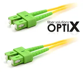 OPTIX SC/APC-SC/APC / Optický patch cord / 09/125 / 3 m