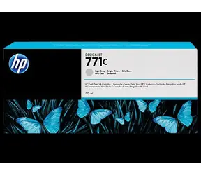 HP 771C světle šedá / Inkoustová kazeta / pro DesignJet Z6200/Z6610/Z6810 Photo / 775 ml