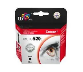 TB PGI-520BK černá / Ink. kazeta / kompatibilní s Canon PIXMA / 100% nová / 20 ml / s čipem