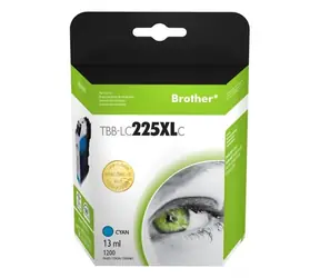 TB TBB-LC225XLC modrá / Inkoustová cartridge / kompatibilní s Brother LC225XL / 13 ml / 1200 stran