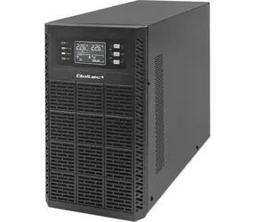 Qoltec 52282 / UPS / On-line / 3000VA / 3000W / LCD / USB / EPO