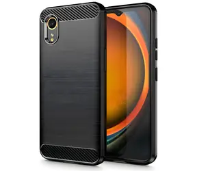 Tech-Protect TPUCarbon Galaxy Xcover 7 černá / Ochranný kryt / TPU / Karbonový vzor