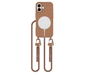 Tech-Protect MagNecklace MagSafe čokoládově hnědá / Kryt / Apple iPhone 16 / poutko na krk