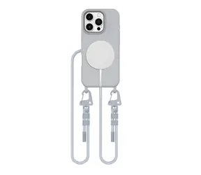 Tech-Protect MagNecklace MagSafe šedá / Kryt / Apple iPhone 16 Pro / MagSafe / poutko na krk