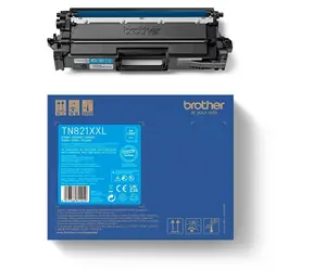Brother TN-821XXLC azurová / Toner / Originální / 12 000 stran / MFC-L9670CDN, MFC-L9630CDN