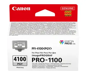 Canon PFI-4100PGY / Inkoustová cartridge / imagePROGRAF PRO-1100 / photo šedá / 80 ml