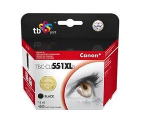 TB CLI-551XL kompatibilní černá / Inkoustová kazeta / pro Canon Pixma MG5450, MX925 / 4500 stran / 15 ml