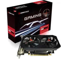 Biostar Radeon RX 560 4GB / Grafická karta / 1275 MHz / 4GB GDDR5 / 128-bit / DVI + HDMI + DP