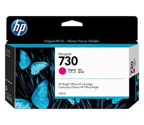 HP 730 purpurová / Inkoustová cartridge / 130 ml / pro DesignJet T1700