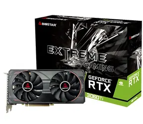 Biostar GeForce RTX 3060 Ti 8GB / Grafická karta / 1665 MHz / 8GB GDDR6 / 256-bit / 1x HDMI + 3x DP / (8)
