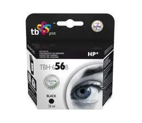 TB kompatibilní inkoustová kazeta pro HP C6656 (No.56) / Inkoustová kazeta / černá / 21 ml / 520 stran