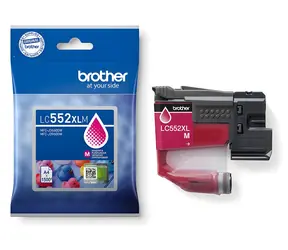Brother LC-552XLM purpurová / Inkoustová cartridge / XL / pigmentová / 1500 stran / MFC-J3660DW, MFC-J3960DW
