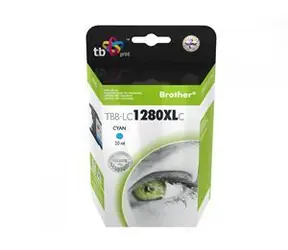 TB LC1280XLC / Inkoustová kazeta / kompatibilní s Brother LC1280XL / azurová / 856 stran