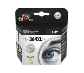 TB TBH-364XLYR žlutá / Inkoustová kazeta / kompatibilní s HP CB325EE, No.364XL / 750 stran / 10,5 ml