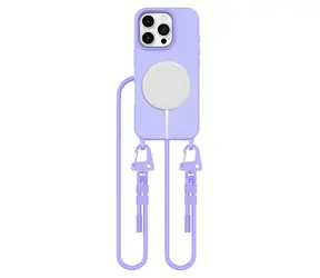Tech-Protect MagNecklace levandulová / Kryt / Apple iPhone 16 Pro Max / MagSafe / poutko na krk