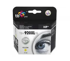TB renovovaná kazeta CD974AE žlutá / Inkoustová kazeta / kompatibilní s HP No.920XL / 900 stran / 11 ml