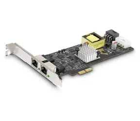 StarTech 2-Port 2,5GbE PoE síťová karta / Síťová karta / PCIe / 2x RJ-45 / 2,5 Gbps / Intel I225-V