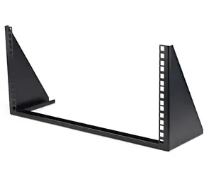 StarTech Nástěnný otevřený rack 5U černá / Nástěnný rozvaděč 19" / nízkoprofilový / nosnost 90 kg