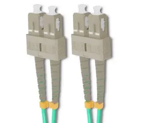 Qoltec Optický patchcord SC/UPC-SC/UPC / Multimode / OM4 / Duplex / 10 m