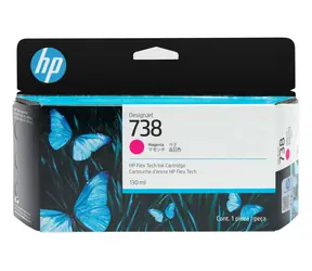 HP 738 Purpurová / Inkoustová cartridge / DesignJet T850, T950 / 130 ml