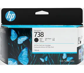 HP 738 černá / Originální cartridge / DesignJet T850, T950 / 130 ml