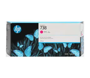 HP 738 purpurová / Inkoustová cartridge / pro HP DesignJet T850, T950 / 300 ml