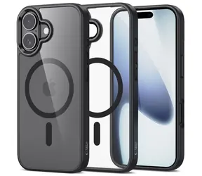 Tech-Protect MagMat černá/čirá / Kryt / Apple iPhone 17 / MagSafe / TPU+PC