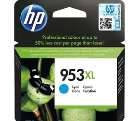 HP 953XL azurová / Inkoustová kazeta / cca 1450 stran / HP OfficeJet Pro 7720, 8210, 8720