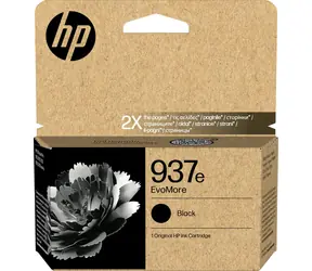 HP 937e EvoMore Černá / Inkoustová kazeta / Originální / 2500 stran / OfficeJet Pro 9120, 9130