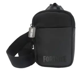 CYP Brand Fortnite Where we droppin'? taška černá / Taška přes rameno / malá / 17 x 12 x 3 cm