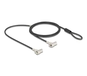 Navilock Dual Kensington+Nano / Bezpečnostní kabelový zámek pro notebook / 1,8 m / 2 klíče