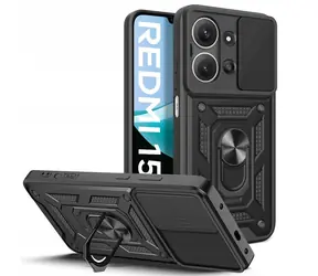 Tech-Protect CamShield Pro černá / Zadní kryt / posuvná clona kamery / Xiaomi Redmi 15C
