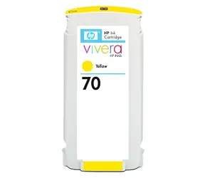 HP C9454A žlutá / Inkoustová cartridge 70 / DesignJet Z2100, Z3100, Z3200, Z5200 / 130 ml