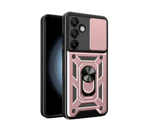 Hurtel Hybrid Armor CamShield pro Samsung Galaxy A26 růžová / Pouzdro / Stojánek / Kryt kamery