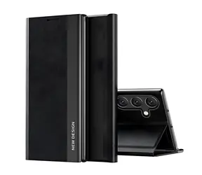 Hurtel Sleep Case Pro Galaxy A36 černá / Flipové pouzdro / se stojánkem