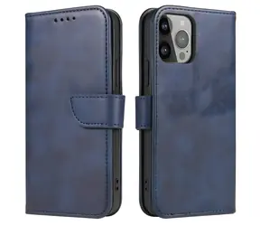 Hurtel Magnet Case Samsung Galaxy S24 FE modrá / Pouzdro s klopou / magnetické