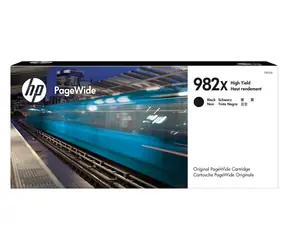 HP 982X originální cartridge černá / PageWide 765, 780, 785, E77650, E77660 / až 20.000 stran