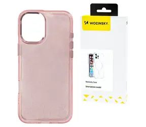 Wozinsky Glitter pouzdro pro Samsung Galaxy S24 FE růžové / Pouzdro / S třpytkami