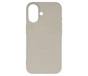 Hurtel Silikonové pouzdro s MagSafe pro iPhone 16e/17e béžové / Pouzdro / MagSafe / Silikon