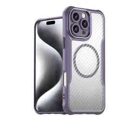 Hurtel Leading Series MagSafe iPhone 16 Pro Max fialová / Pouzdro / silikonové / MagSafe